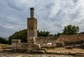 Ruins of the medieval fortified Muslim necropolis of Chellah in Rabat, Morocco Royalty Free Stock Photo